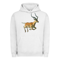 Pigment Lunar Rock Impala Antelope Illustrations Urban Hoodie - LillyAllenDesigns