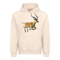 Sandshell Impala Antelope Illustrations Urban Hoodie - LillyAllenDesigns