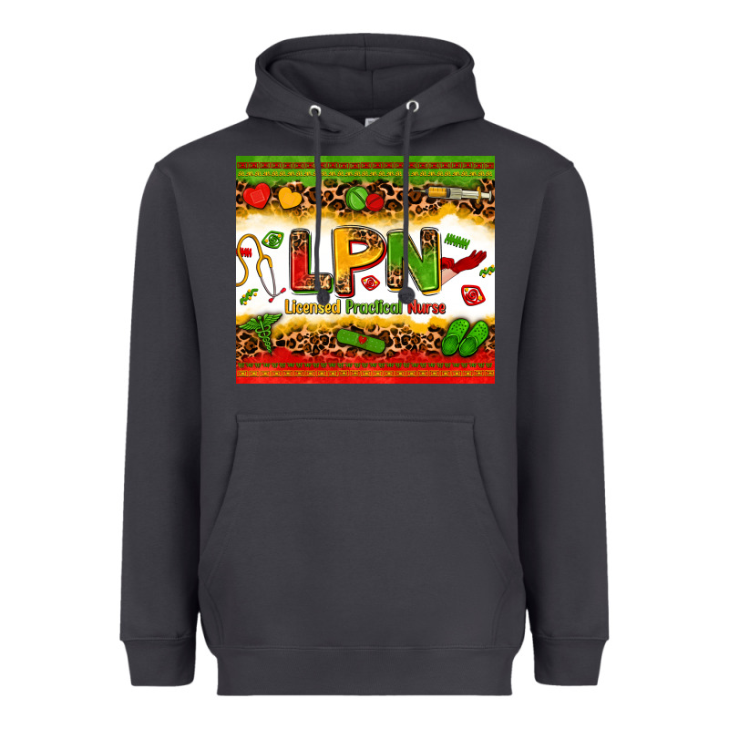 Licensed Practical Nurse Juneteenth Heavyweight Hoodie by Zillion Design Studio | Teevron