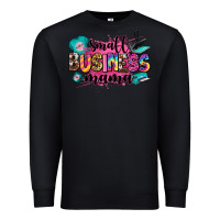 Black small business mama Premium Sweatshirt - Zillion Design Studio