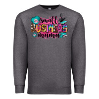 Charcoal Heather small business mama Premium Sweatshirt - Zillion Design Studio
