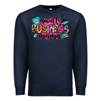 Navy small business mama Premium Sweatshirt - Zillion Design Studio