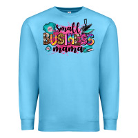 Ocean Blue small business mama Premium Sweatshirt - Zillion Design Studio