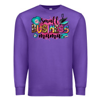 Purple small business mama Premium Sweatshirt - Zillion Design Studio