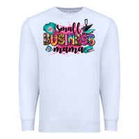 White small business mama Premium Sweatshirt - Zillion Design Studio