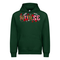 Foreset Green valentines day nurse Urban Hoodie - NancyCooperArtShop