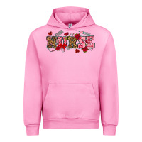 Fuchsia Pink valentines day nurse Urban Hoodie - NancyCooperArtShop