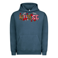 Pigment Midnight Navy valentines day nurse Urban Hoodie - NancyCooperArtShop
