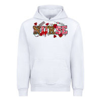 White valentines day nurse Urban Hoodie - NancyCooperArtShop