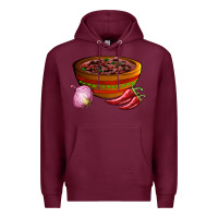 Burgundy chilli con carne Premium Hoodie - AdoDesignShop