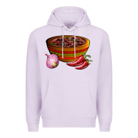 Lilac chilli con carne Premium Hoodie - AdoDesignShop
