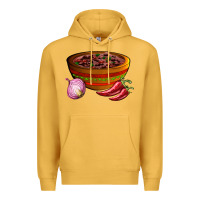 Mustard chilli con carne Premium Hoodie - AdoDesignShop