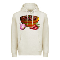 Oatmeal Heather chilli con carne Premium Hoodie - AdoDesignShop