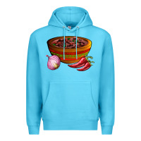 Ocean Blue chilli con carne Premium Hoodie - AdoDesignShop