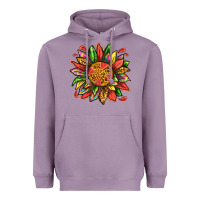 Lavender watermelon sunflower Heavyweight Hoodie - texasbilliewilder