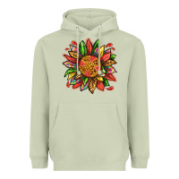Matcha watermelon sunflower Heavyweight Hoodie - texasbilliewilder