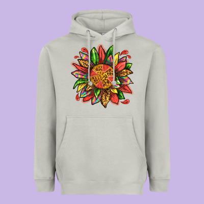 Watermelon Sunflower Heavyweight Hoodie Designed By Texasbilliewilder