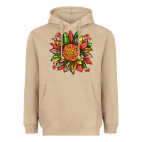 Mushroom watermelon sunflower Heavyweight Hoodie - texasbilliewilder