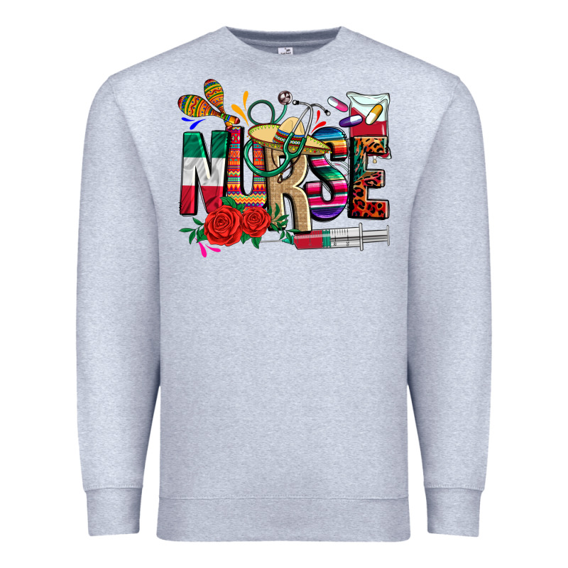 Cinco De Mayo Nurse Premium Sweatshirt by CTS Tumbler Store | Teevron