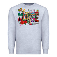 Heather Grey cinco de mayo nurse Premium Sweatshirt - CTS Tumbler Store