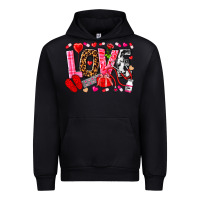 Black valentines day love nurse Urban Hoodie - NancyCooperArtShop