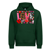 Forest Green valentines day love nurse Urban Hoodie - NancyCooperArtShop