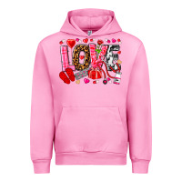 Fuchsia Pink valentines day love nurse Urban Hoodie - NancyCooperArtShop
