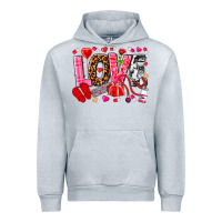 Heather Grey valentines day love nurse Urban Hoodie - NancyCooperArtShop