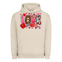 Pigment French Oak valentines day love nurse Urban Hoodie - NancyCooperArtShop