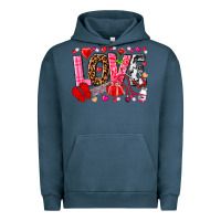 Pigment Midnight Navy valentines day love nurse Urban Hoodie - NancyCooperArtShop