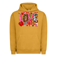 Pigment Peanut Butter valentines day love nurse Urban Hoodie - NancyCooperArtShop
