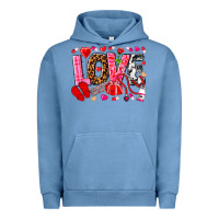 Pigment Pebble Blue valentines day love nurse Urban Hoodie - NancyCooperArtShop