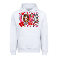 White valentines day love nurse Urban Hoodie - NancyCooperArtShop