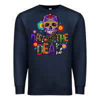Navy day of the dead mexico Premium Sweatshirt - CTS Tumbler Store
