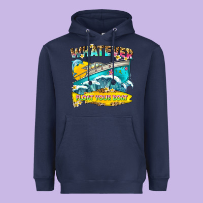 Whatever Float Your Boat Heavyweight Hoodie Designed By Texasbilliewilder