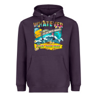 Plum whatever float your boat Heavyweight Hoodie - texasbilliewilder