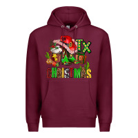 Burgundy tx christmas cowgirl Premium Hoodie - AdoDesignShop