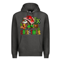 Charcoal Heather tx christmas cowgirl Premium Hoodie - AdoDesignShop