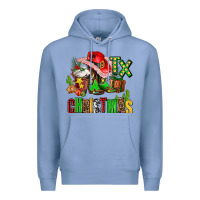 Colony Blue tx christmas cowgirl Premium Hoodie - AdoDesignShop