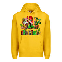 Lemon tx christmas cowgirl Premium Hoodie - AdoDesignShop