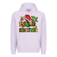 Lilac tx christmas cowgirl Premium Hoodie - AdoDesignShop