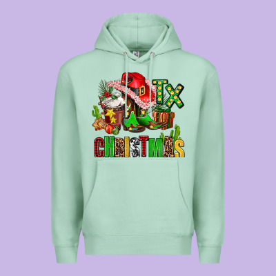 Tx Christmas Cowgirl Premium Hoodie Designed By Adodesignshop