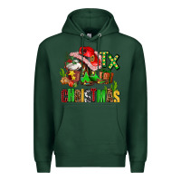 Sports Green tx christmas cowgirl Premium Hoodie - AdoDesignShop