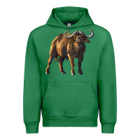 Emerald Buffalo Urban Hoodie - LillyAllenDesigns