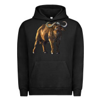 Pigment Black Buffalo Urban Hoodie - LillyAllenDesigns