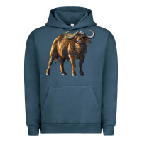 Pigment Midnight Navy Buffalo Urban Hoodie - LillyAllenDesigns