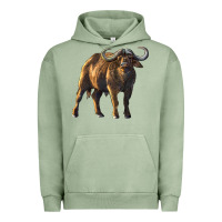 Pigment Oil Green Buffalo Urban Hoodie - LillyAllenDesigns