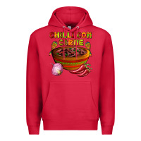 Cardinal chilli con carne  with chilli pepper Premium Hoodie - AdoDesignShop