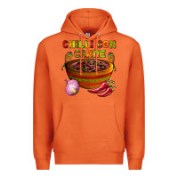 Carrot chilli con carne  with chilli pepper Premium Hoodie - AdoDesignShop