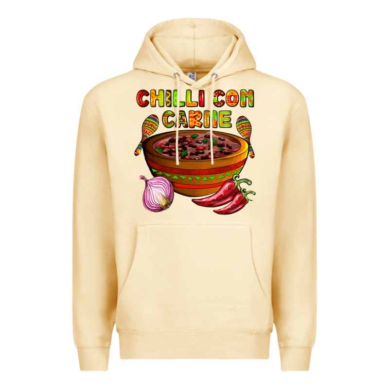Chilli Con Carne  With Chilli Pepper Premium Hoodie by AdoDesignShop | Teevron